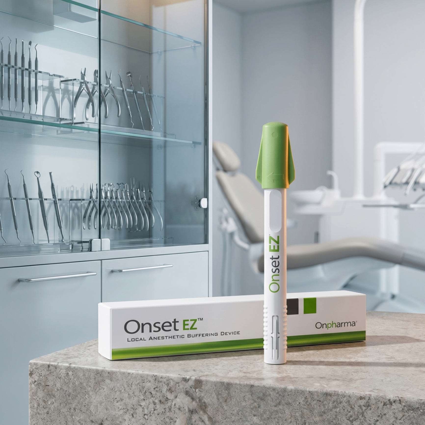 Onset EZ Pen in a modern dental operatory